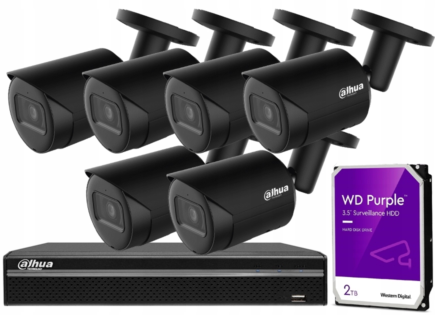 Venkovní monitorování Dahua 4MPx WizSense 6x IPC-HFW2441S-S Black