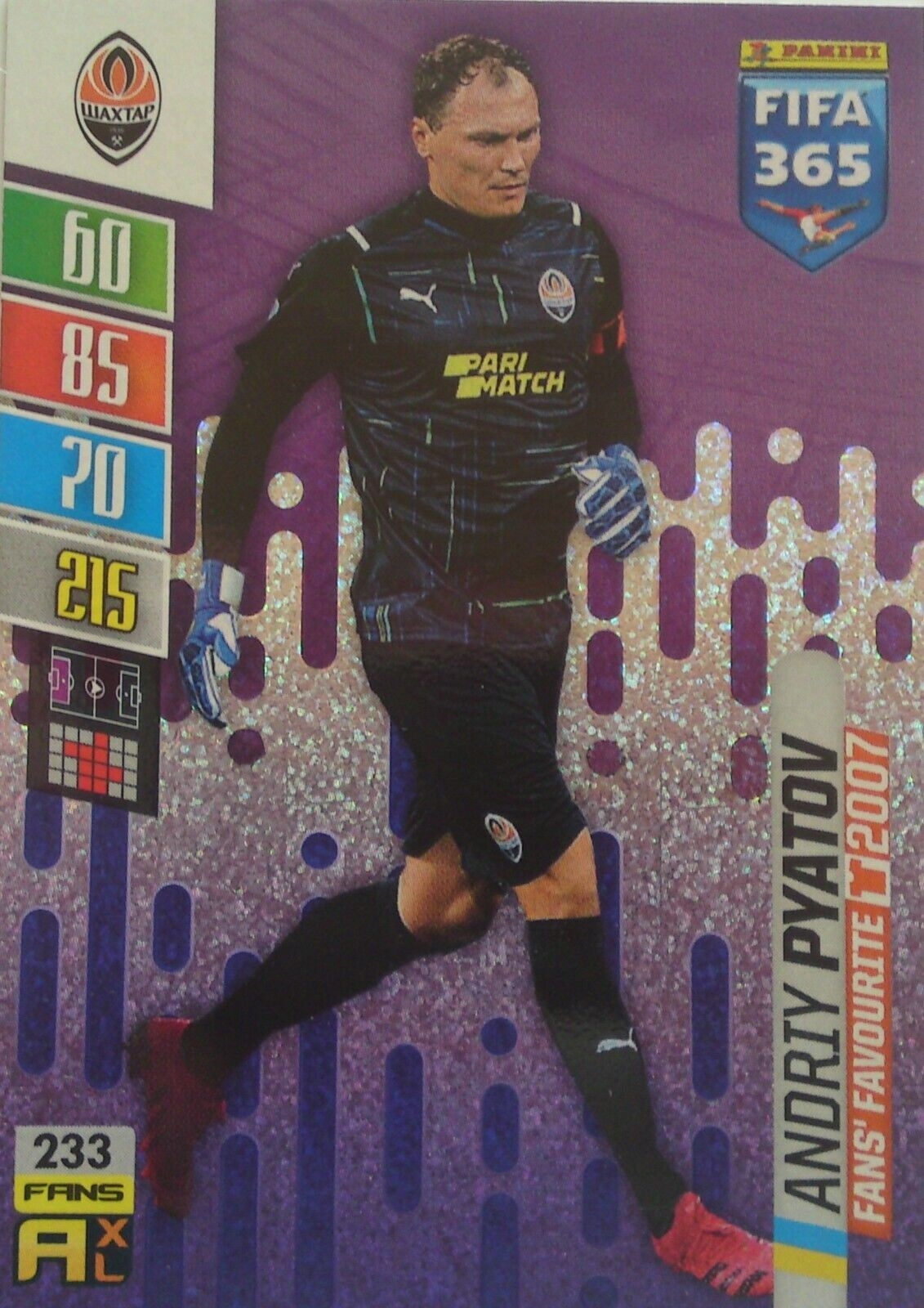 Fifa 365 2022 Fans' Favourite Andriy Pyatov 233