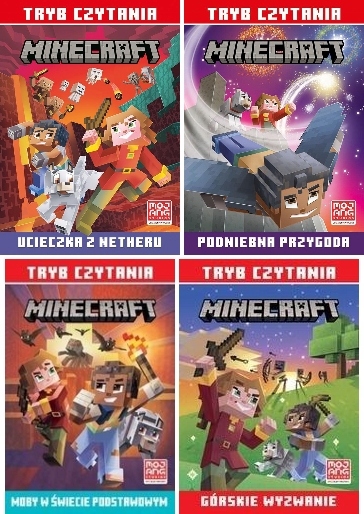 Pak 4X Minecraft Tryb Czytania Podniebna Ucieczka Górskie Moby