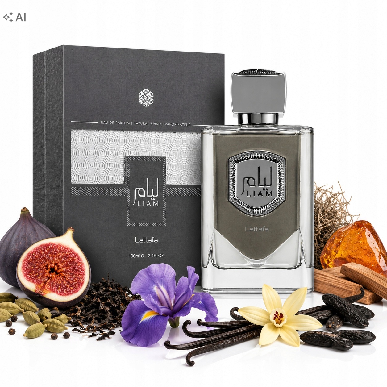 Oryginalne Perfumy Arabskie Lattafa Liam Grey 100ml Edp+gratis!