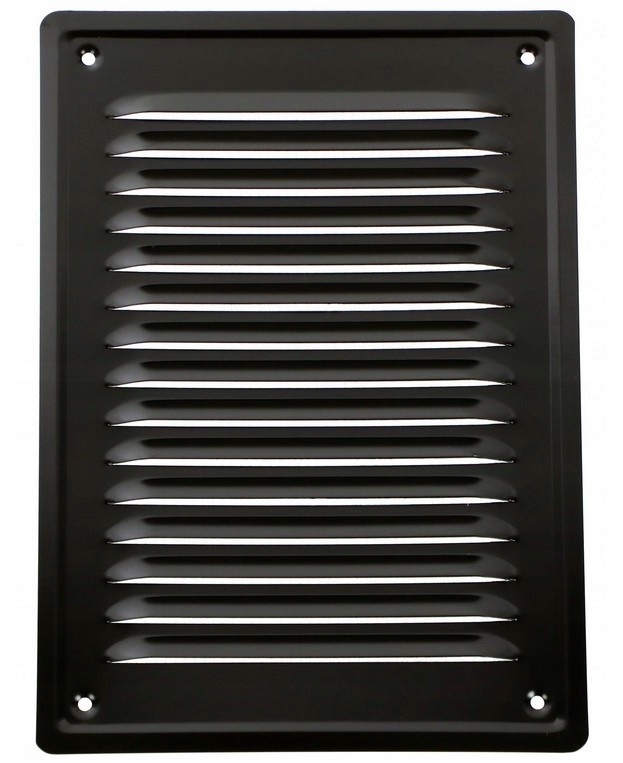 

Kratka Wentylacyjna Kominowa 14x21 Metalowa Czarna