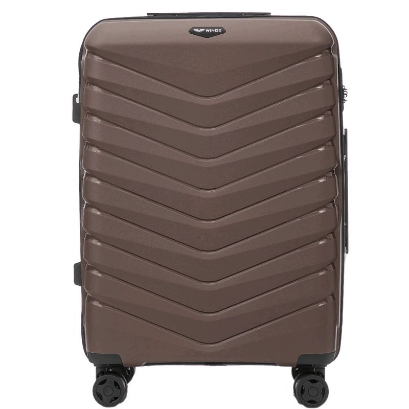 Walizka Średnia Wings Polipropylen Phoenix 24" 63L Brown
