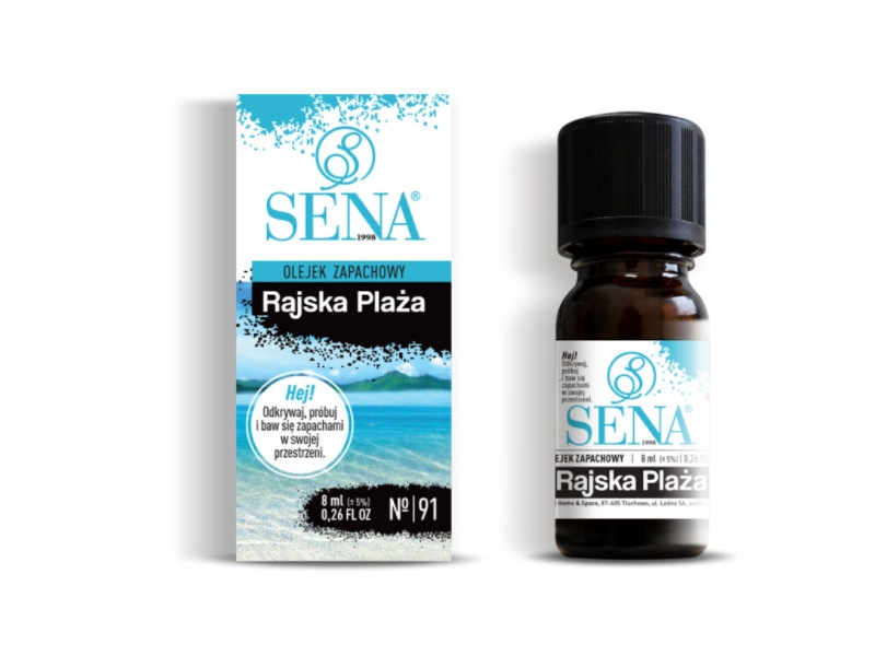 

Sena Olejek Zapachowy Rajska Plaża 8 ML NO/91