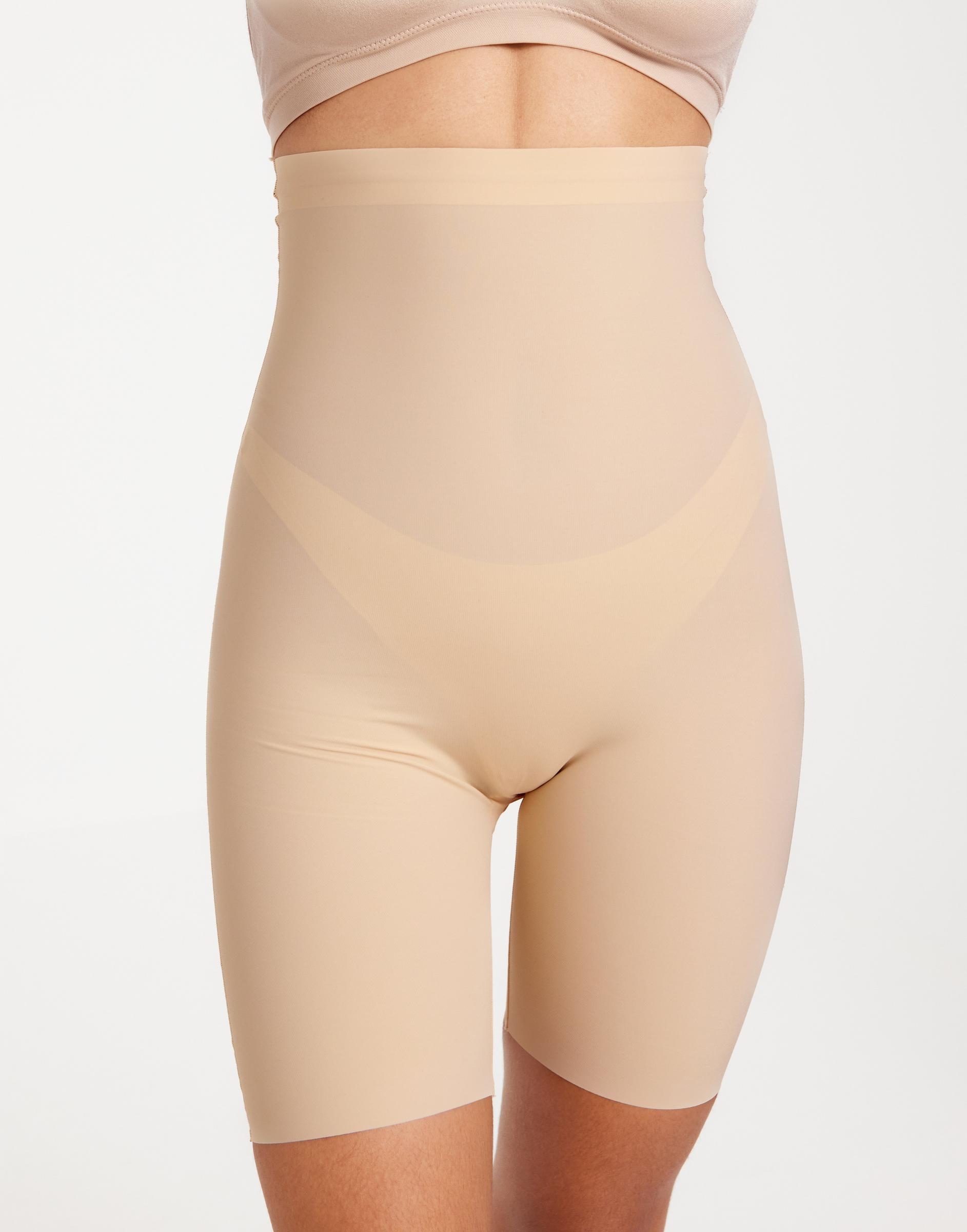 MAGIC BODYFASHION BEŻOWE MAJTKI WYSZCZUPLAJĄCE SHORTY 625 NG5__XL