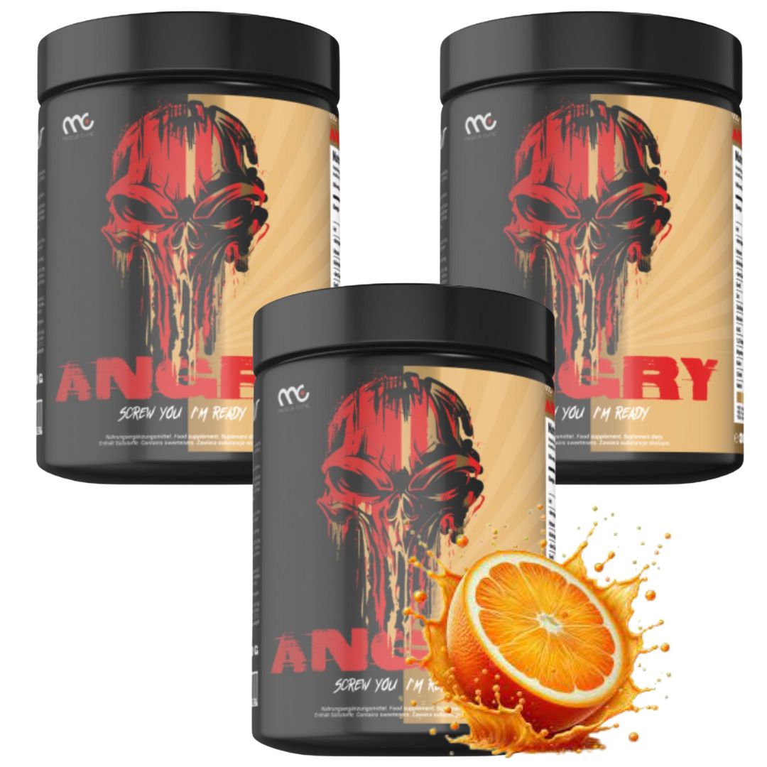 Muscle Clinic Angry 300g Pre-Workout předtréninkovka citrulin arginin MC