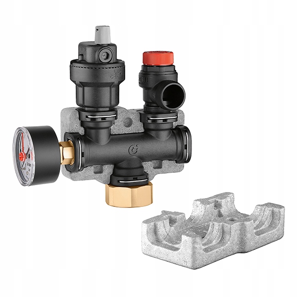 Bezpečnostná skupina polymér 1" s izoláciou Caleffi