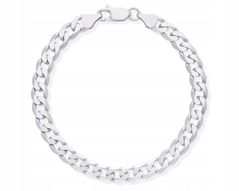 Pánský Náramek Stříbrný Široký Plný Splétaný Pancíř Stříbro Rod 925 22 cm