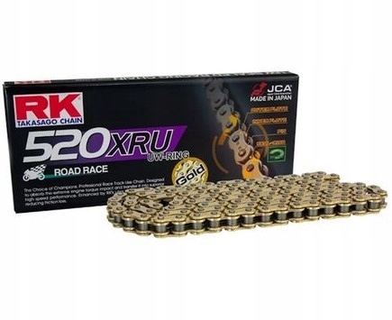 Rk Hnacia Reťaz 520XRU-122 (uw-ring) S Uzáverom (clf) V Súprave Farba Zla
