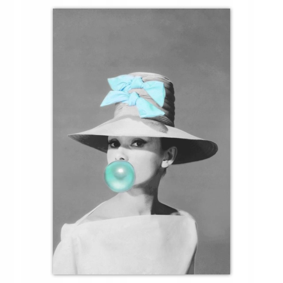 

Plakat samoprzylepny 40x60 Audrey Hepburn z gumą