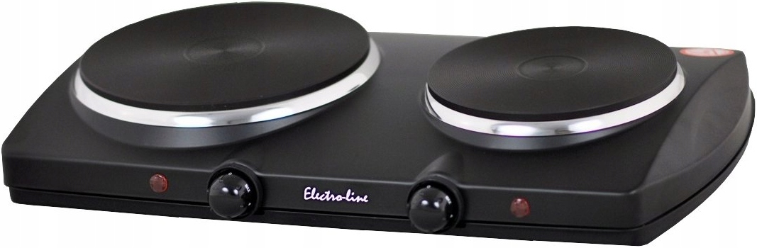 Kuchenka elektryczna turystyczna przenośna 2 palniki Electroline 102B