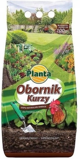 

Nawóz Bio obornik kurzy granulowany 5L planta