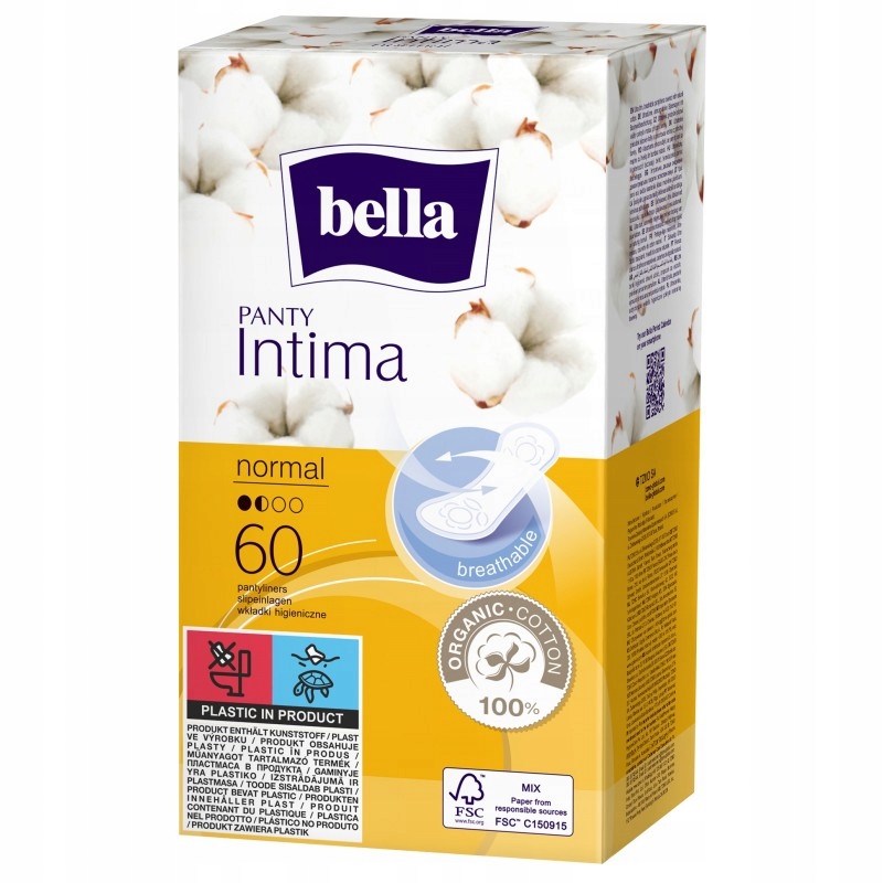 

Wkładki higieniczne Bella Panty Intima Normal 60sz