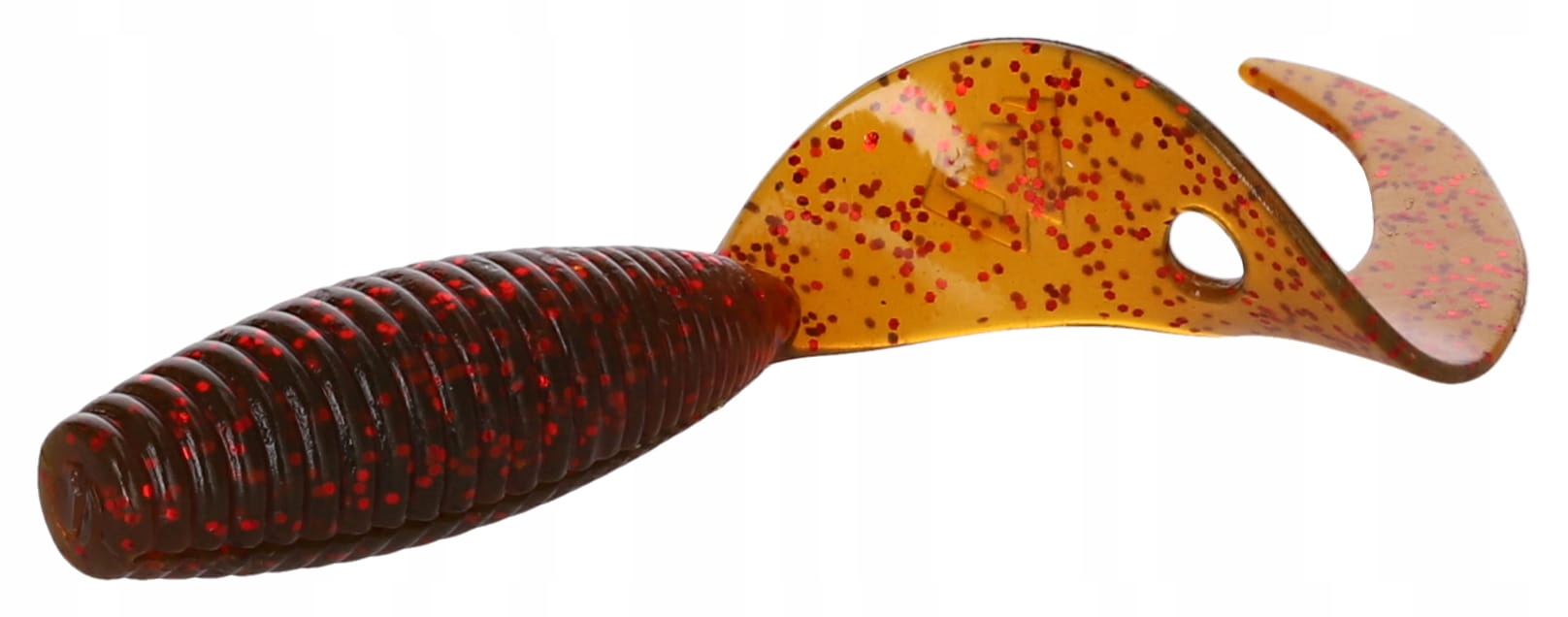 przynęta Mikado Twister dł. 64mm Motoroil Red
