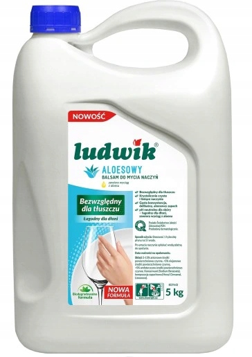 

Ludwik 5L Płyn do mycia naczyń Balsam Aloes 5kg