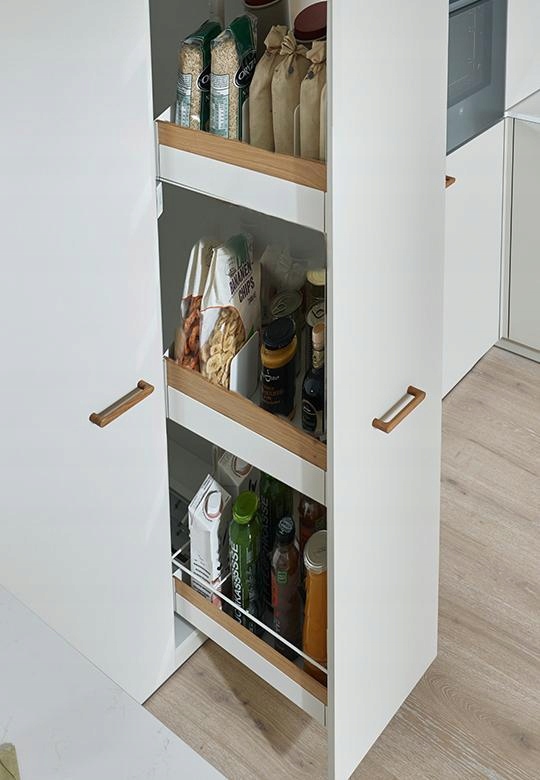 Peka 01.1517.KPL/B Dispensa Liro s drevom 900-1200/ 300/ 3/ biela