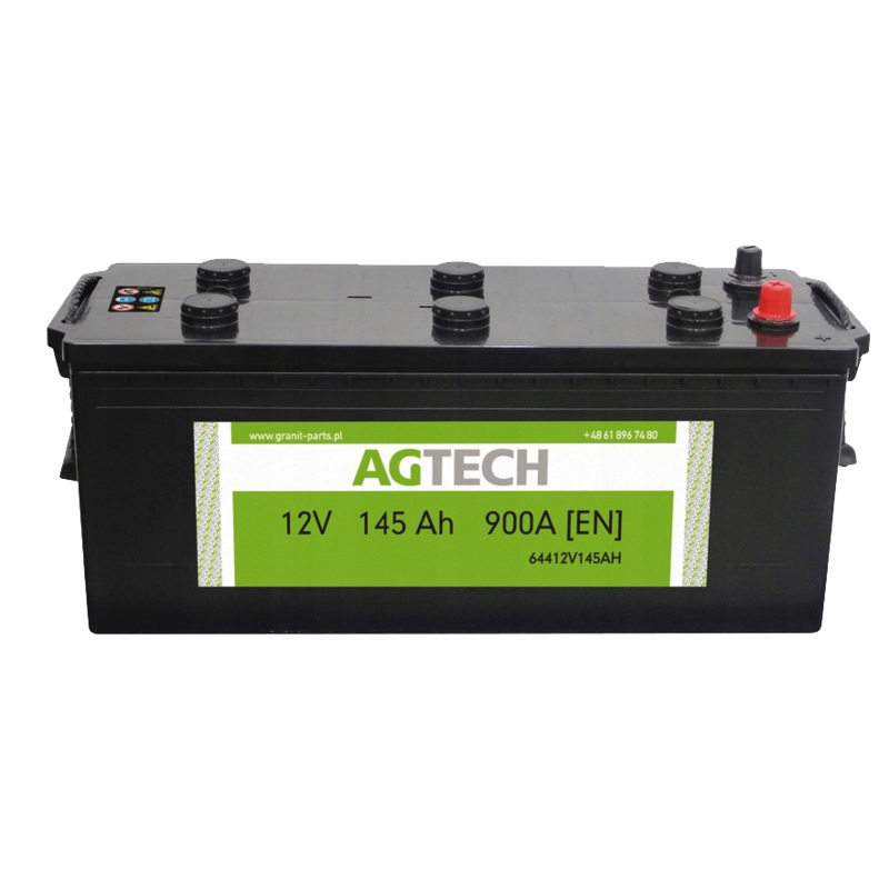Аккумулятор 12V 145ah 900a Agtech 64412v145ah