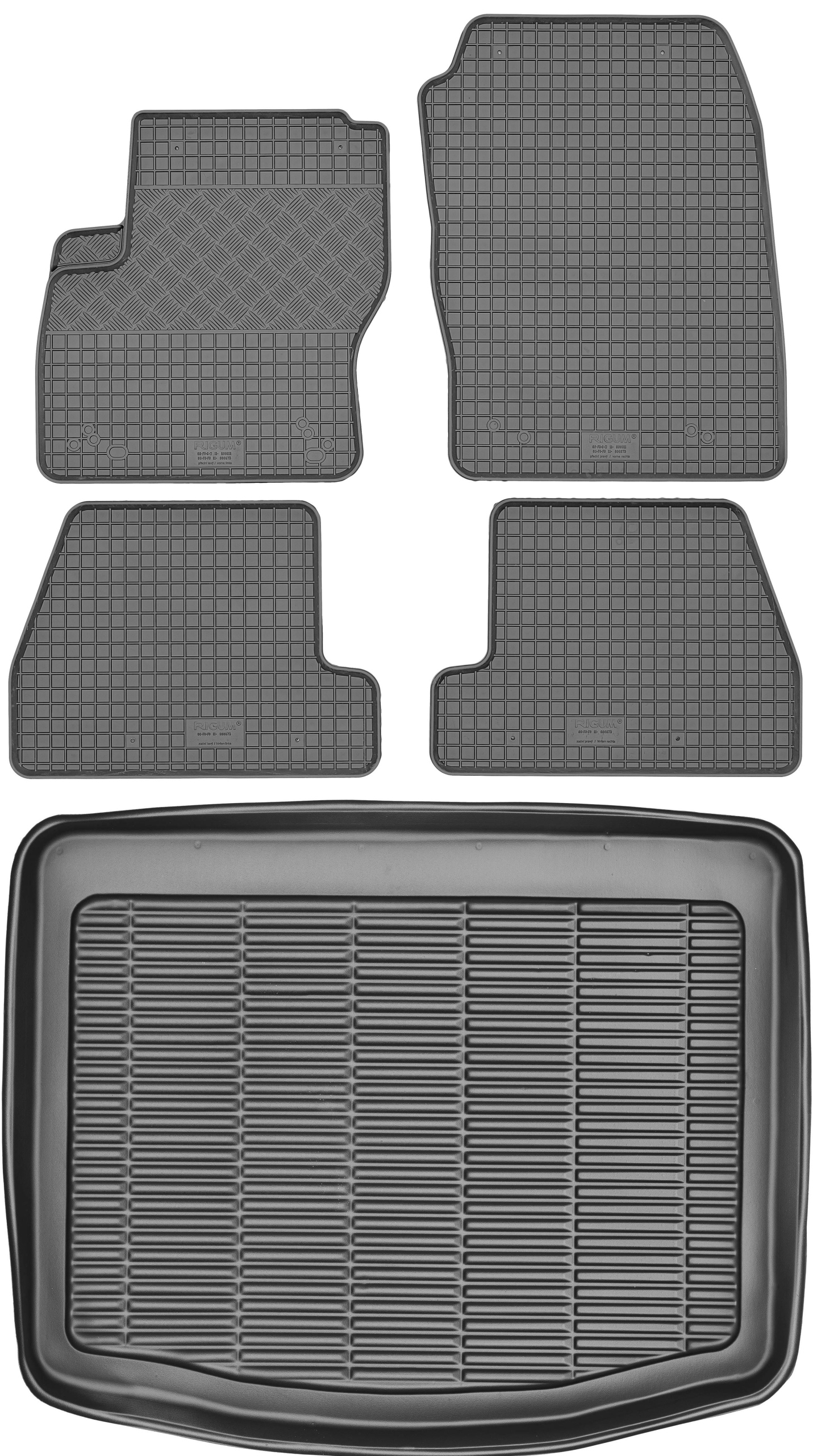 Ford Focus III Hatchback od roku 2011-2018 Sada Koberce batožinový priestor