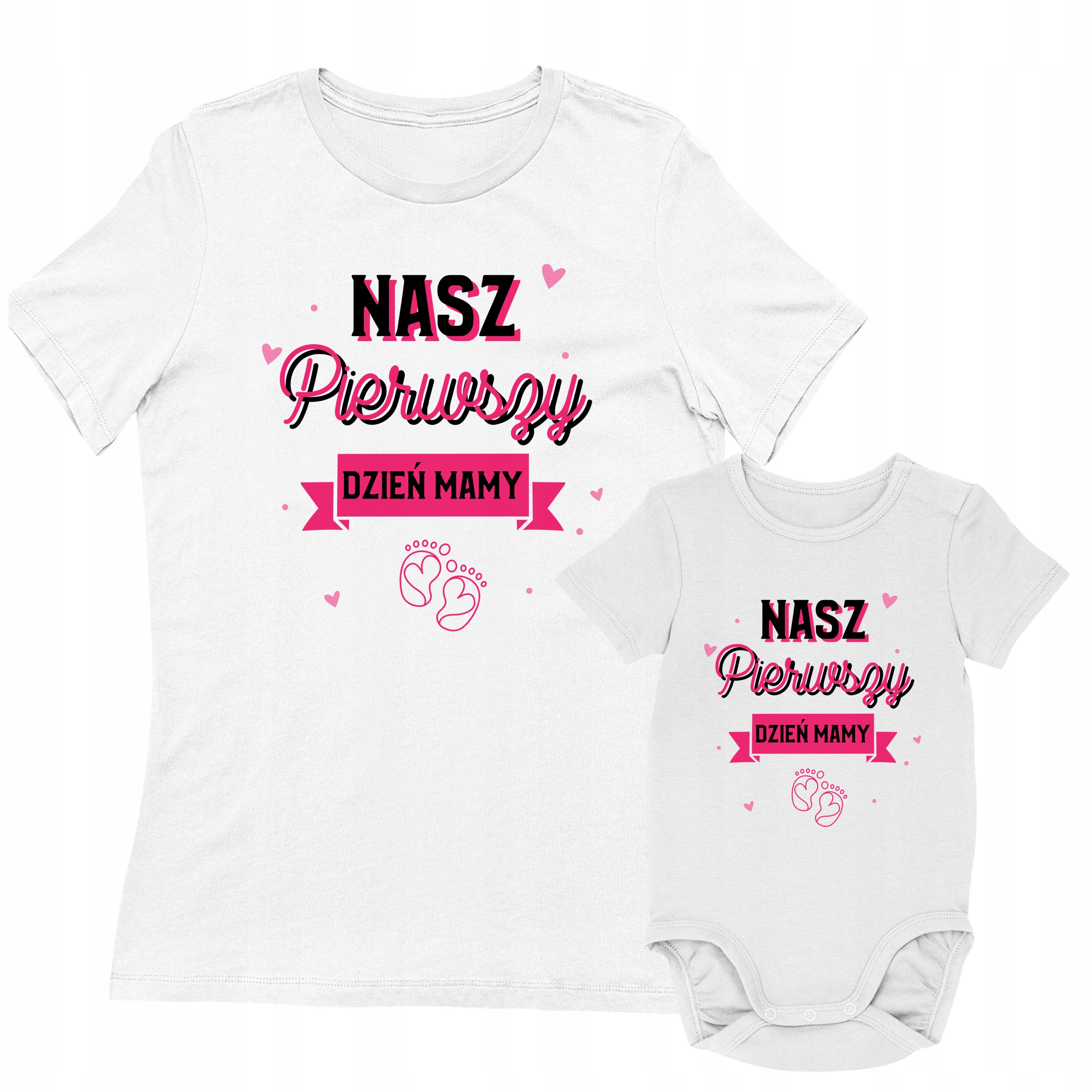 

Nasz Pierwszy Dzień Mamy Koszulka Dla Mamy I Córki