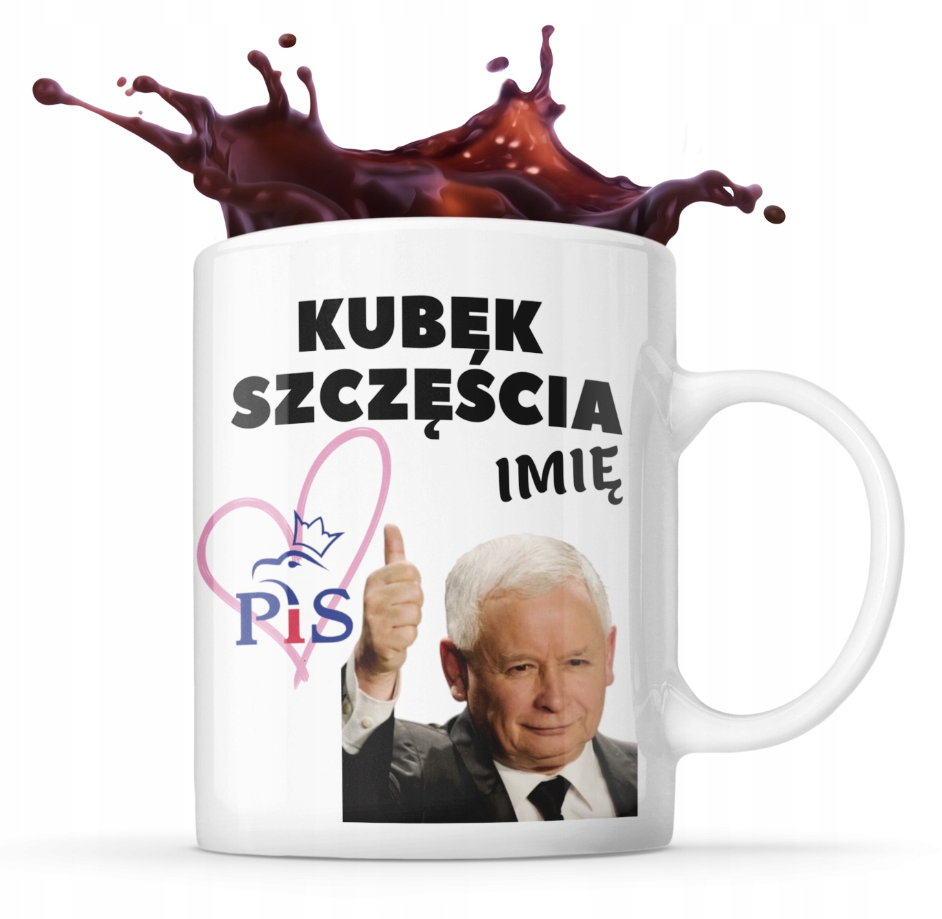 

Kubek Z Nadrukiem Jarosław Kaczyński Pis Imię