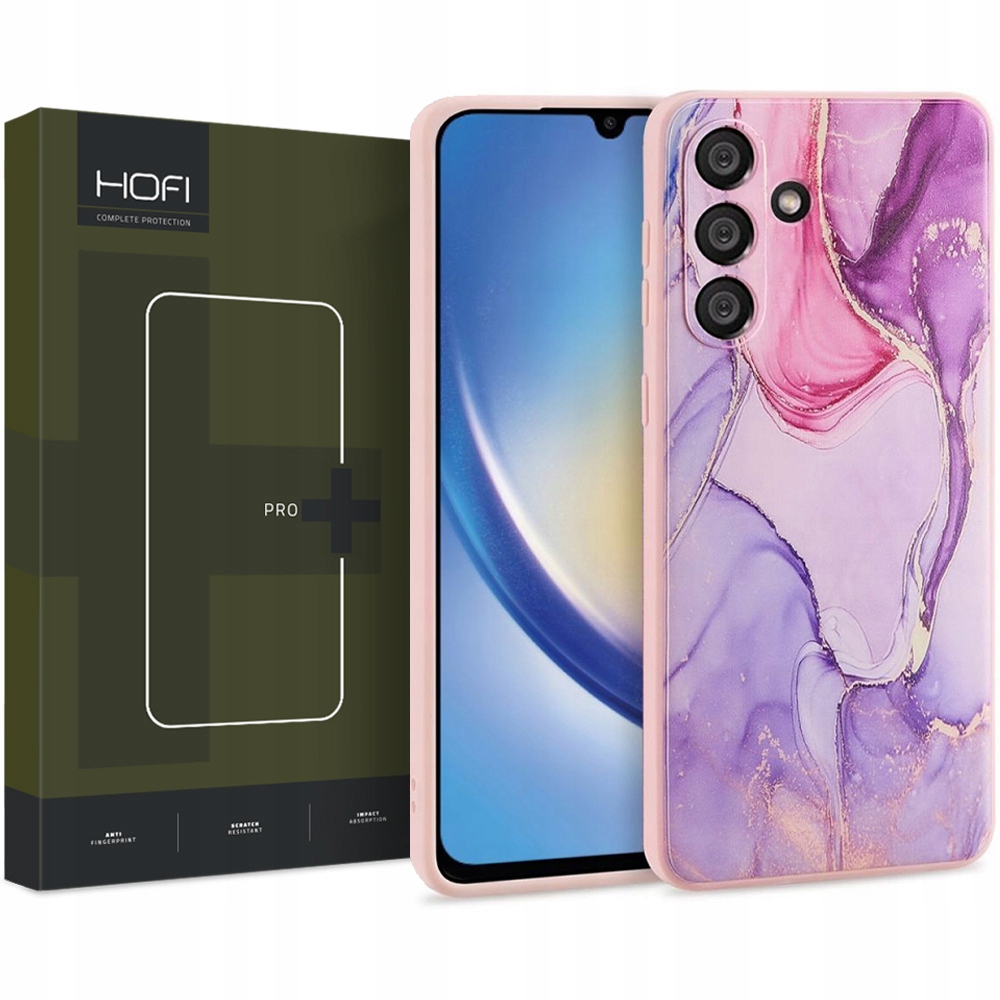 

Marmurowe Etui Case Cover Na Galaxy A34 5G Szkło