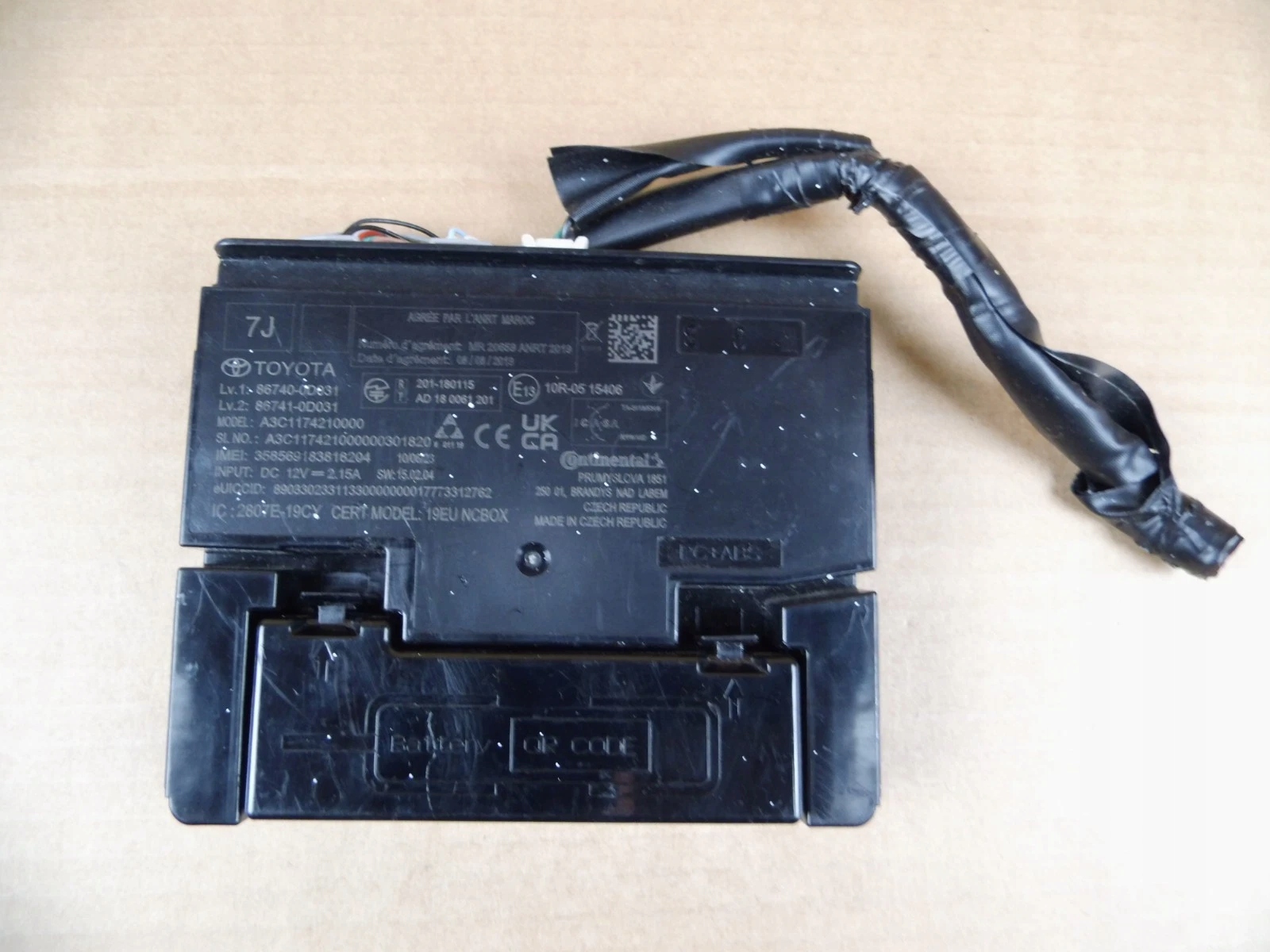 Toyota Yaris IV module control unit 86740-0D031 86741-0D031
