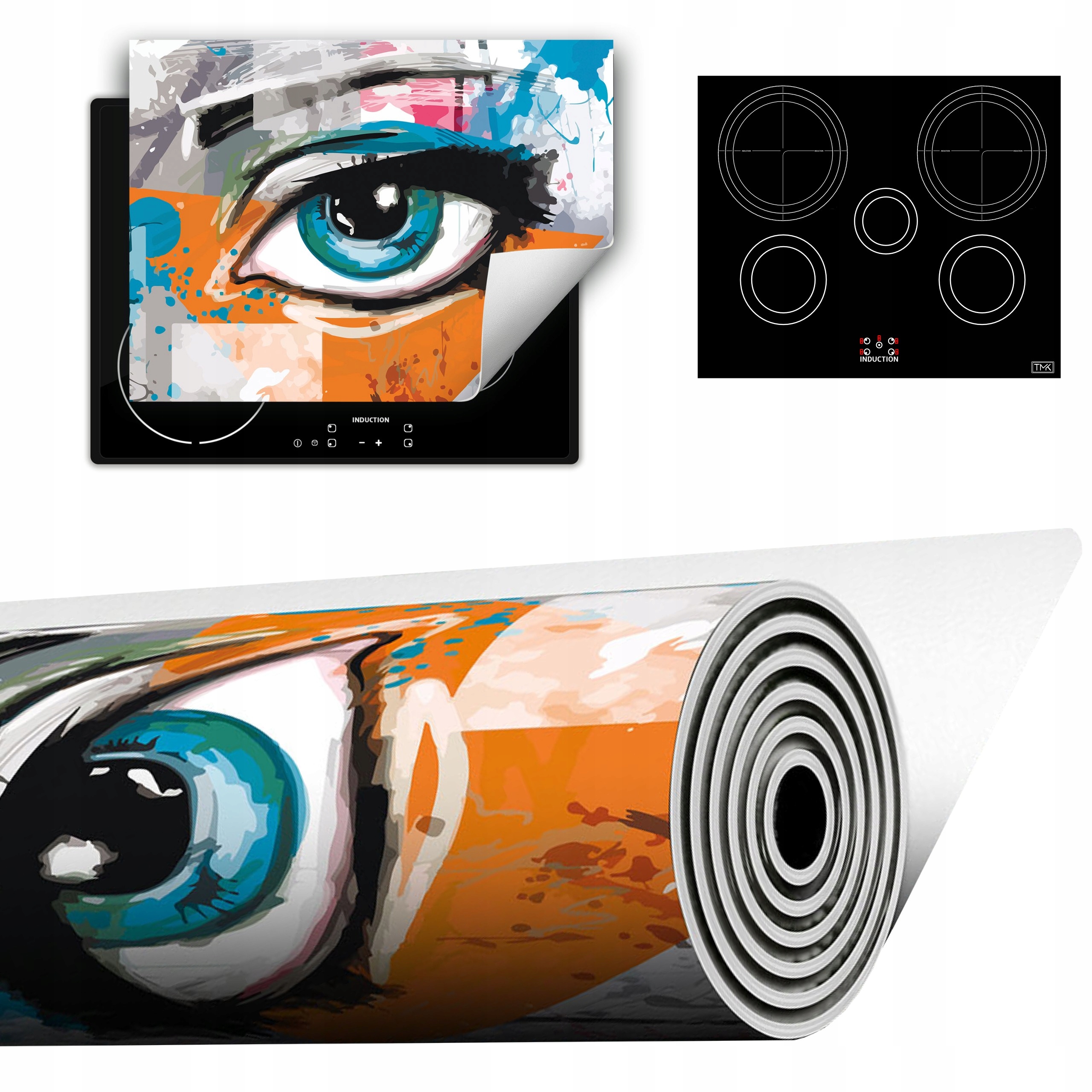 Vinylová Podložka Do Kuchyně Více Místa 70x52 Obraz oko