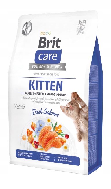 Brit Care Cat Grain Free Kitten Immunity Salmon Karma dla Kociąt Łosoś 7kg