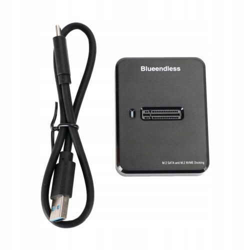 Stacja dokująca dysków M.2 NVME adapter SSD M2 zasilanie czytnik Interfejs dysku twardego M.2