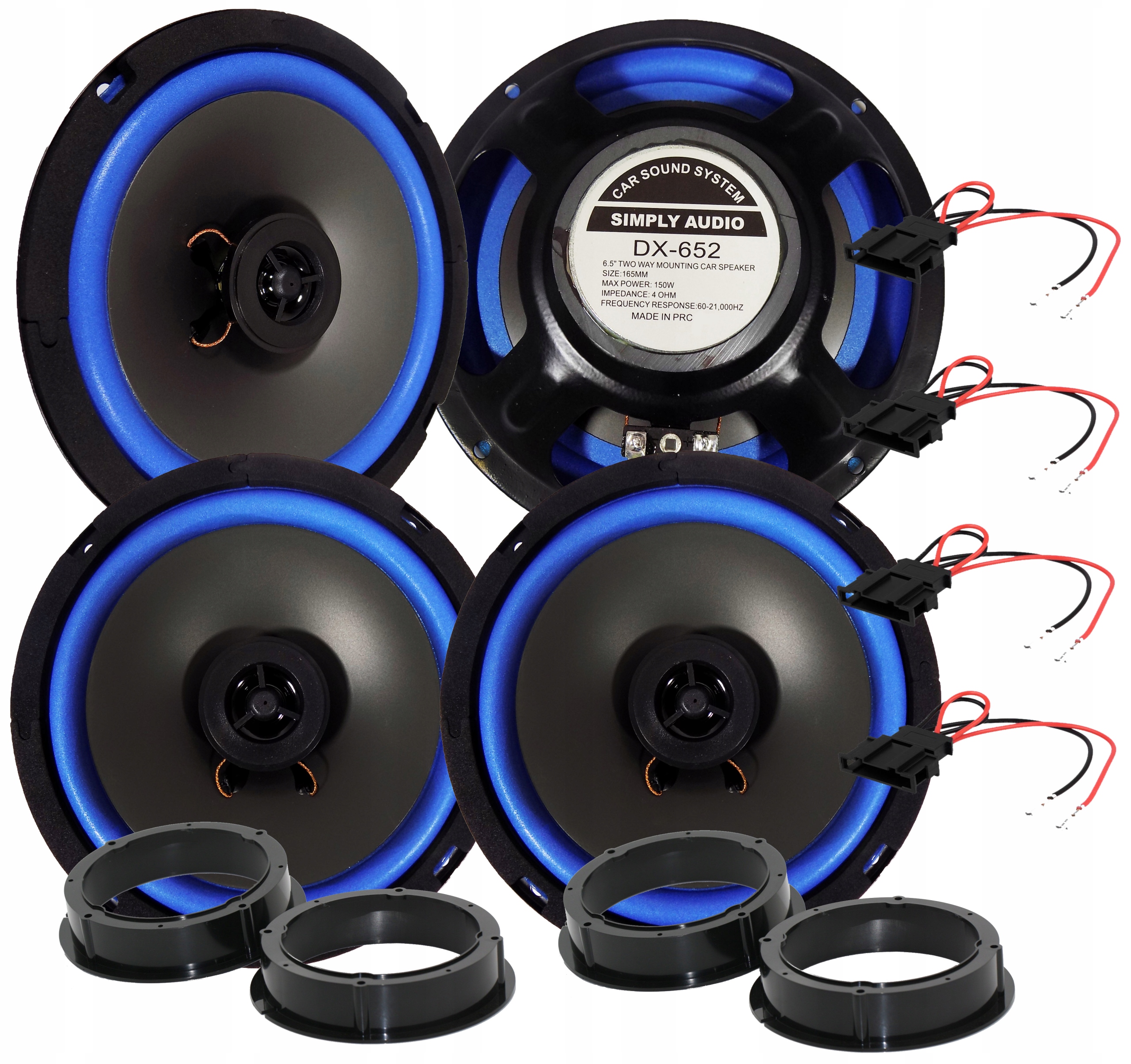 SIMPLY КОЛОНКИ VW JETTA NEW BEETLE POLO ПЕРЕДНЯЯ ЗАДНЯЯ