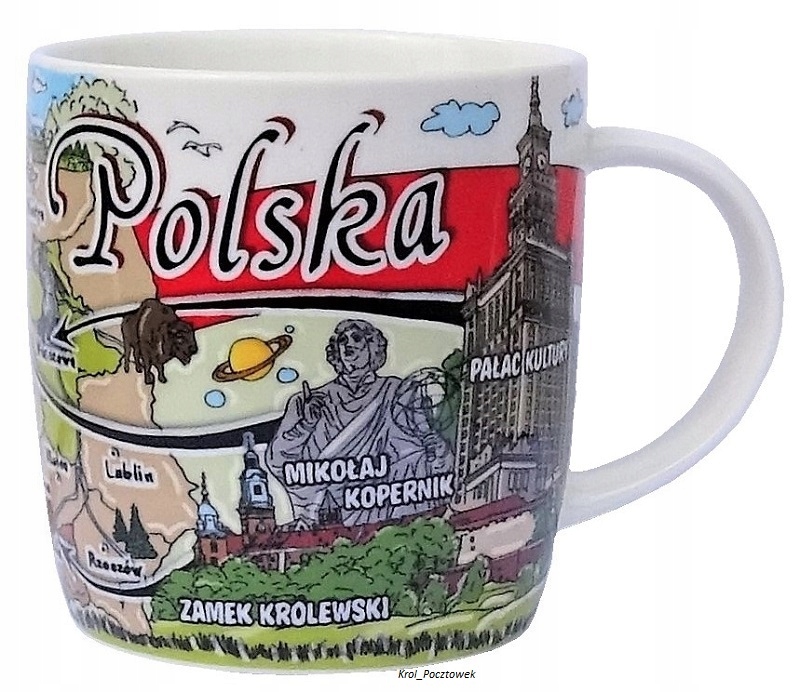 

Śliczny kubek Pamiątka z Polski