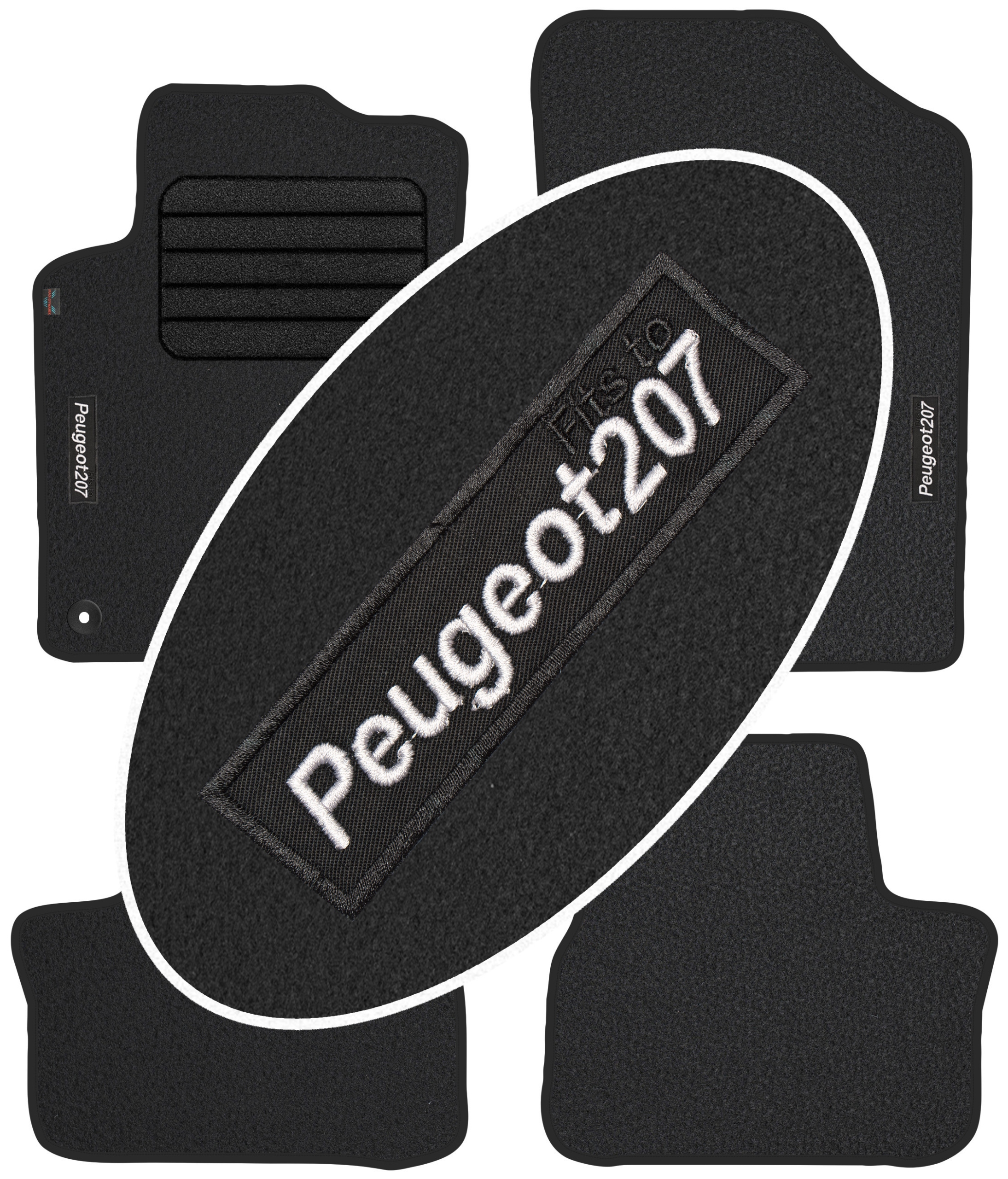 

Peugeot 207 2006-2012 Welurowe z Wgrzewką