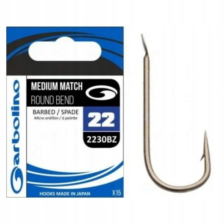 Haczyki Garbolino 2230BZ Medium Match Round nr.20