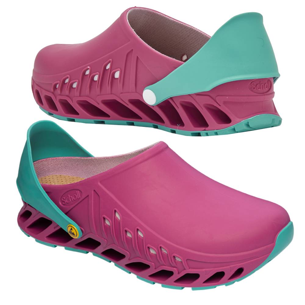 Klapki Medyczne Kroksy Solidne Różowe 39