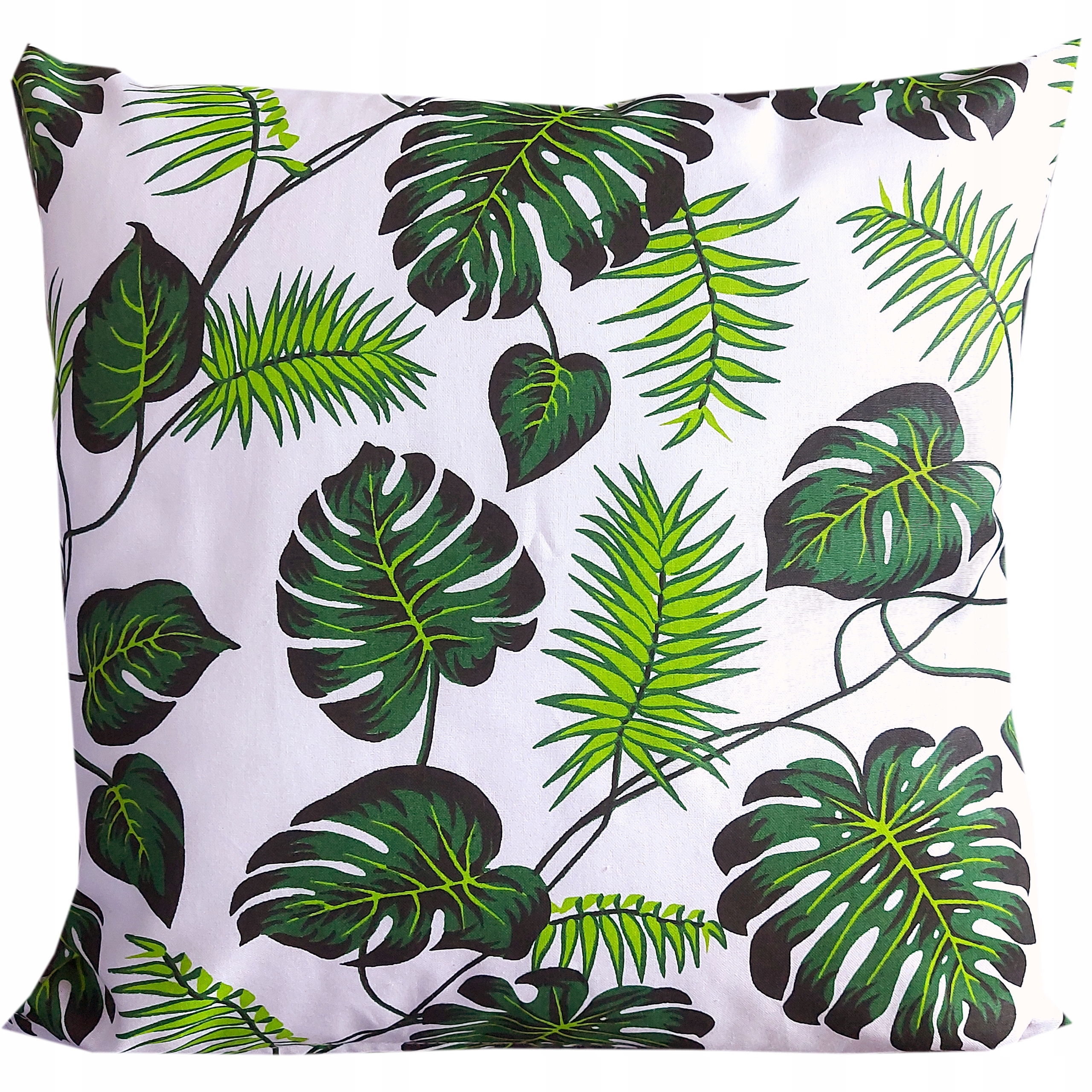 

Poszewka bawełniana 45x45 Liście Monstera