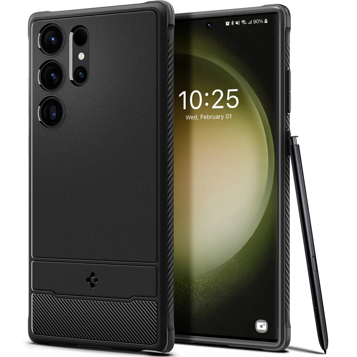 Etui do Galaxy S23 Ultra, Spigen Rugged case cover