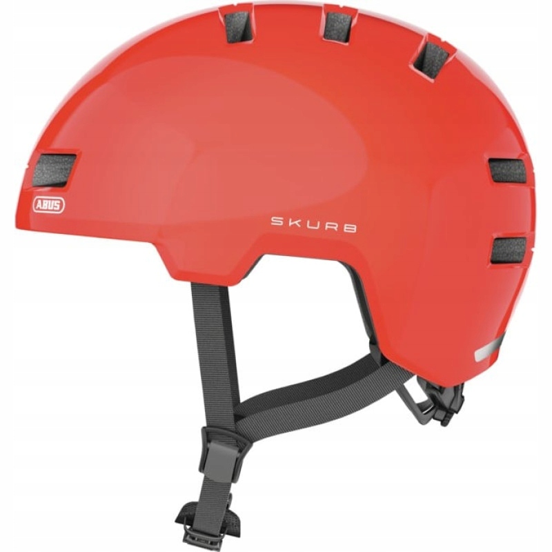 Abus Přilba Skurb na kolo signal orange M (55-59 cm)