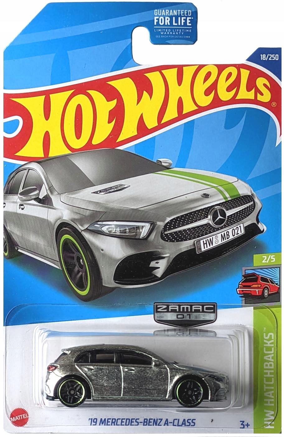 

Hot Wheels 19 Mercedes Benz A-class Zamac 01 Hw Ha