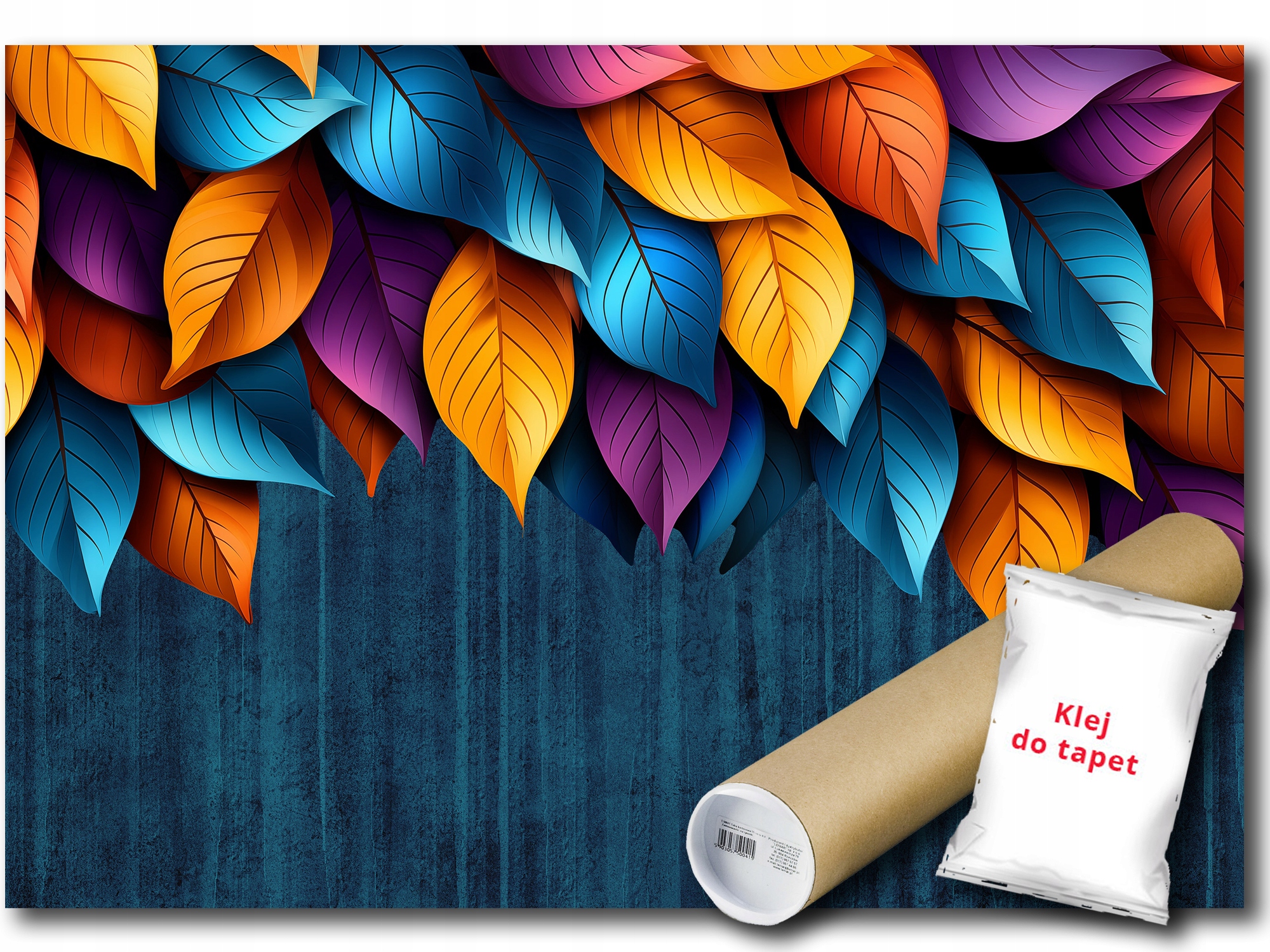 Fototapeta Flizelina Barevné Listy Struktura 300x210 lepidlo bonus