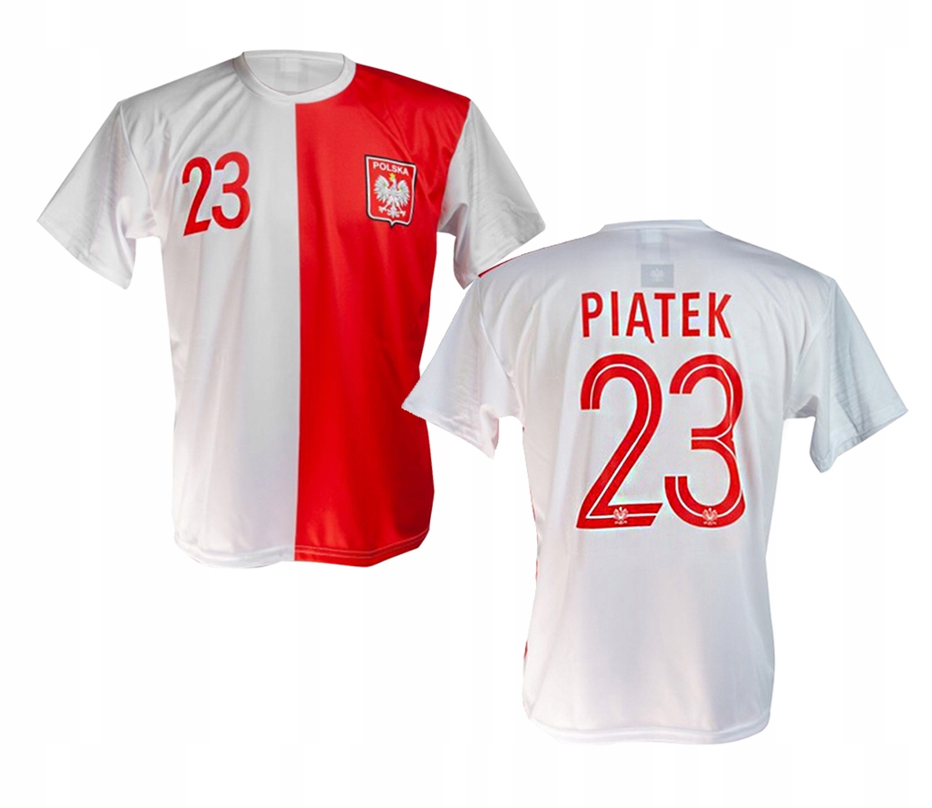 Koszulka Piłkarska Polska Piątek r. 146cm