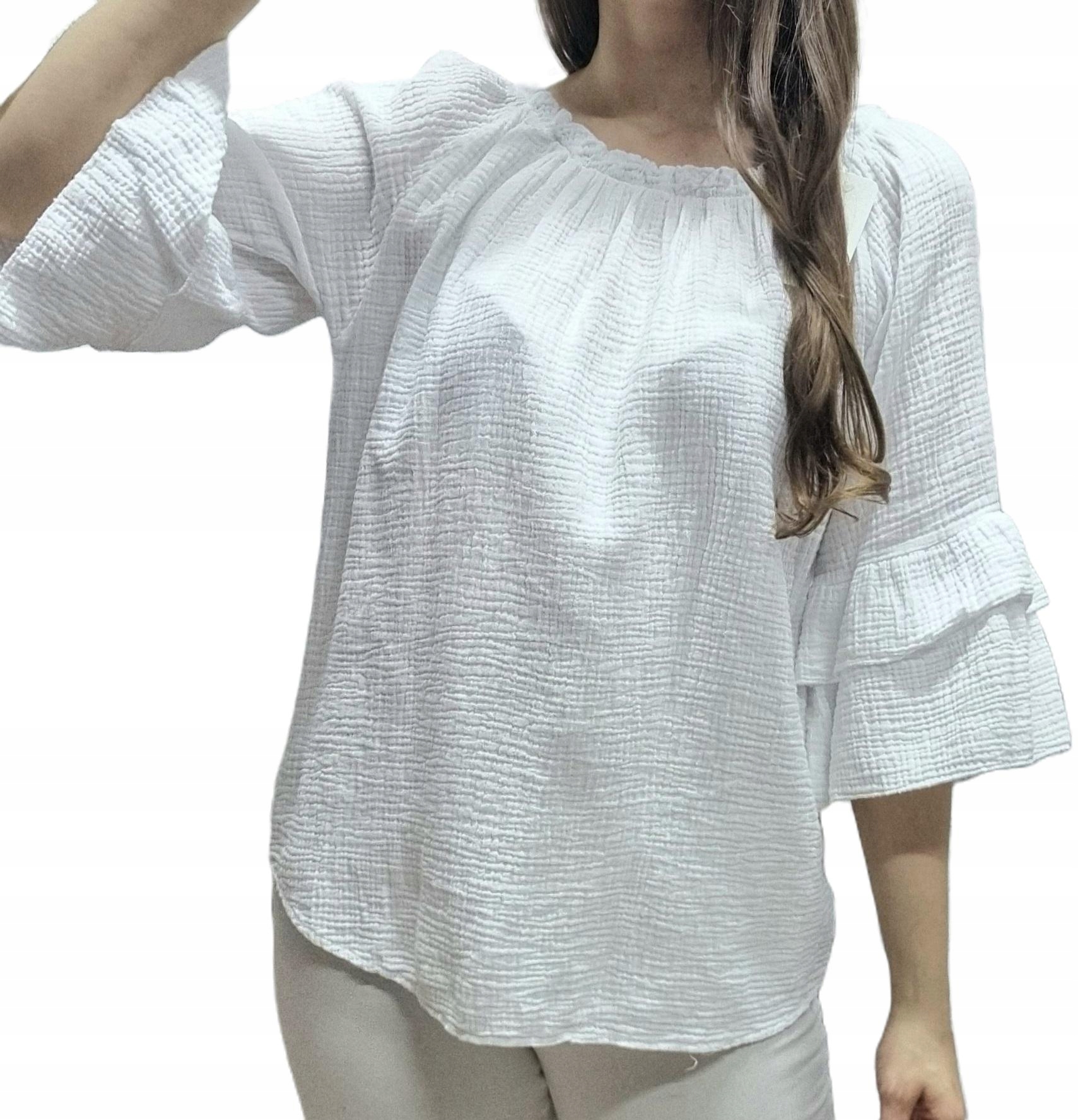 Dámská Mušelínová Košile 100% Bavlna XXL 42 44 46 Plus Size, Velké Rozměry