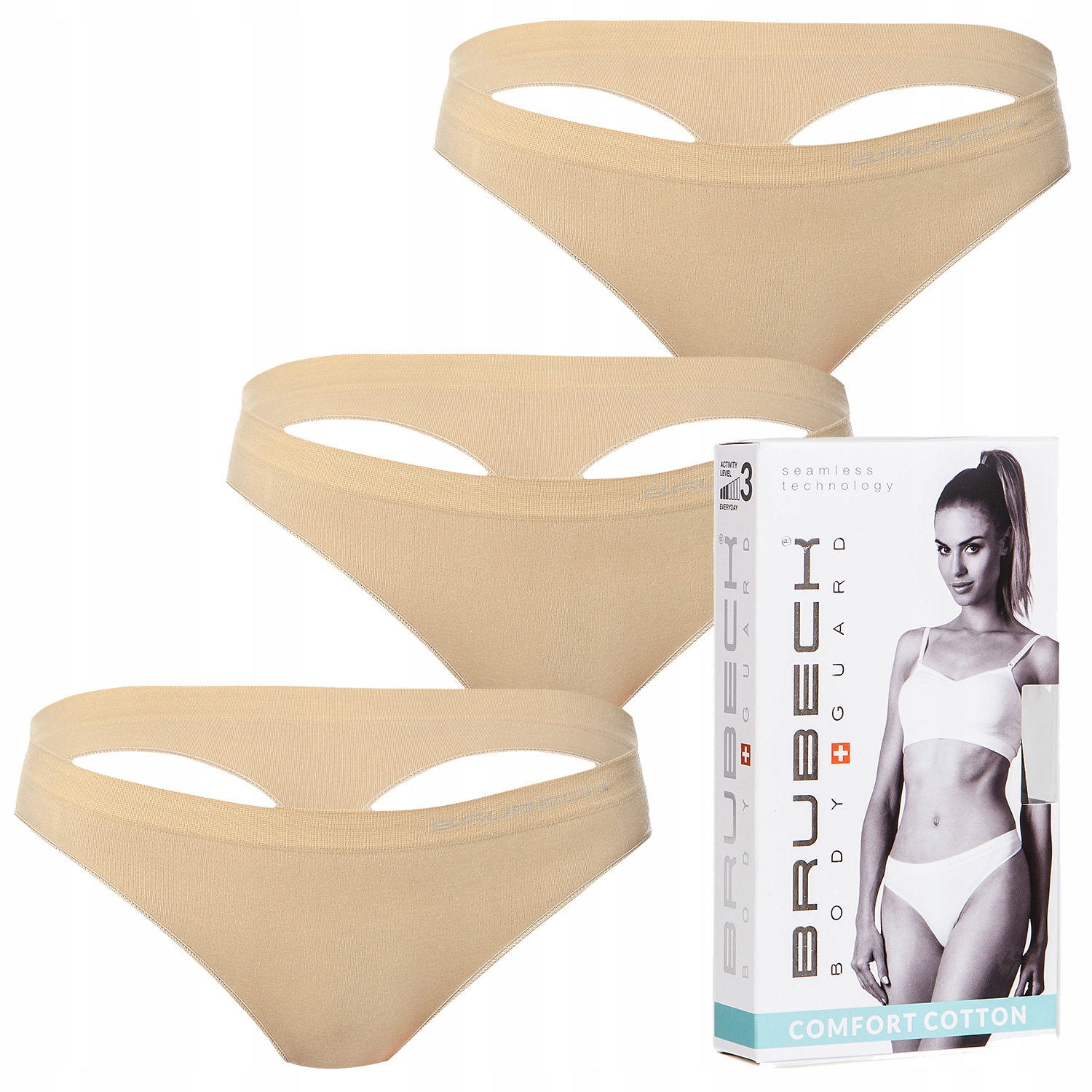 

Zestaw Stringi 3szt Brubeck Comfort Cotton XL