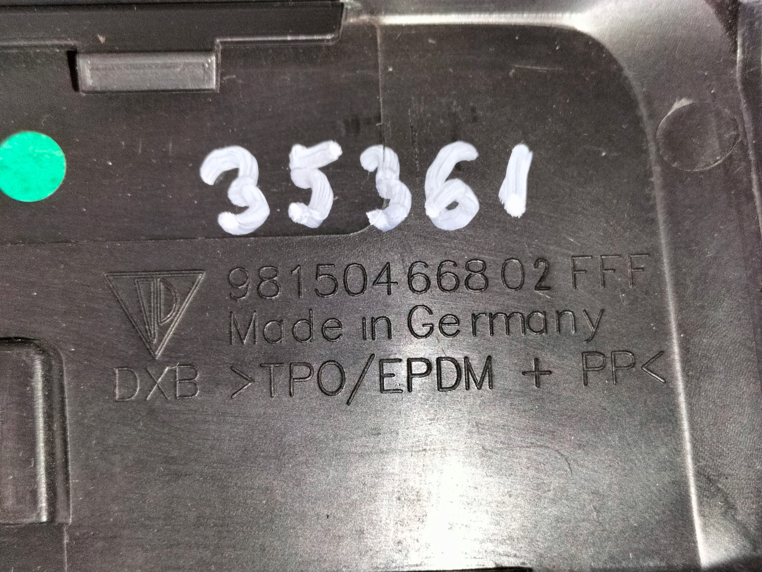 cap moulding threshold right PORSCHE BOXSTER GTS 981 12