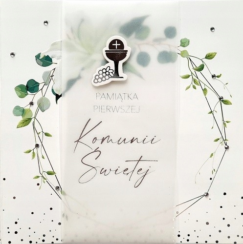 

na Komunię Kartka Premium Duża LUX49