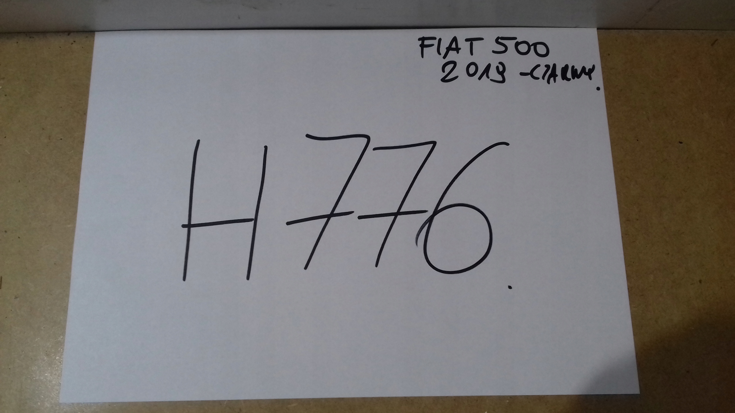 FIAT 500X boot doors 2019 black