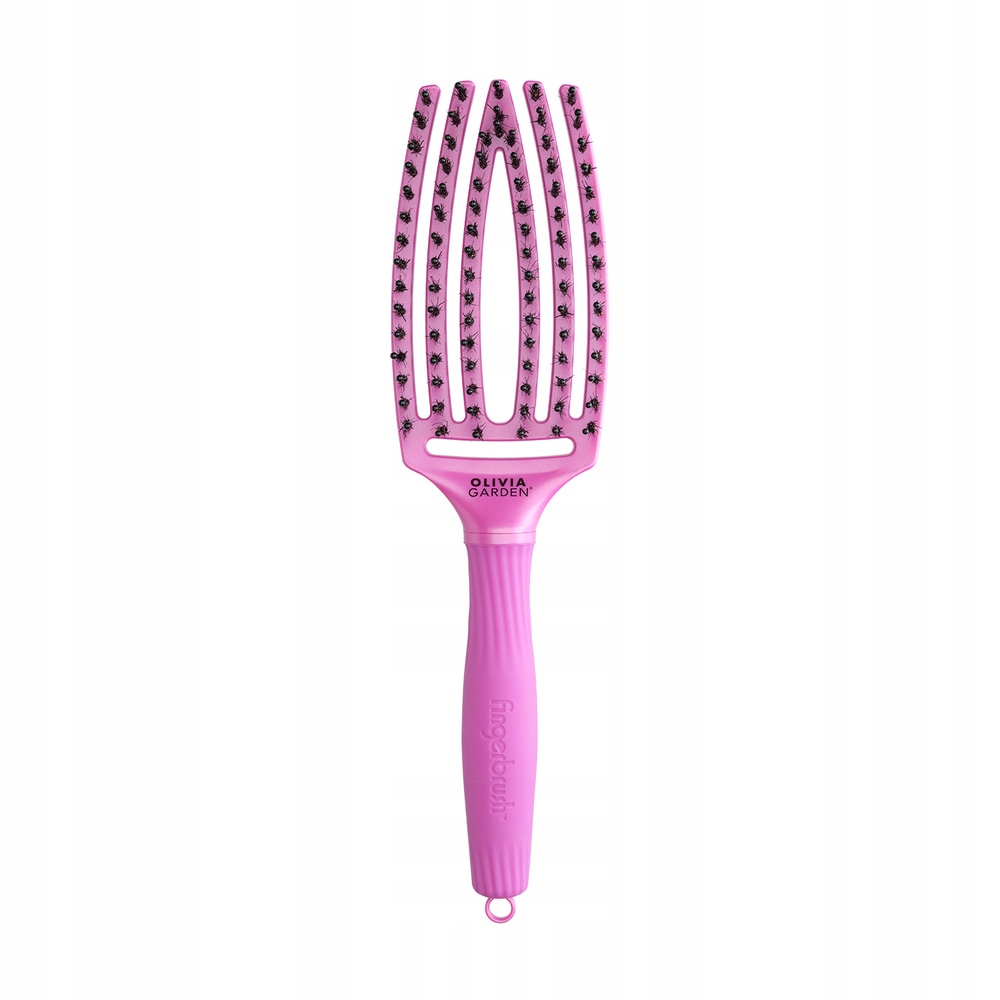 Olivia Garden Finger Brush And Beyond V3NU5 Pink kartáč na vlasy růžový