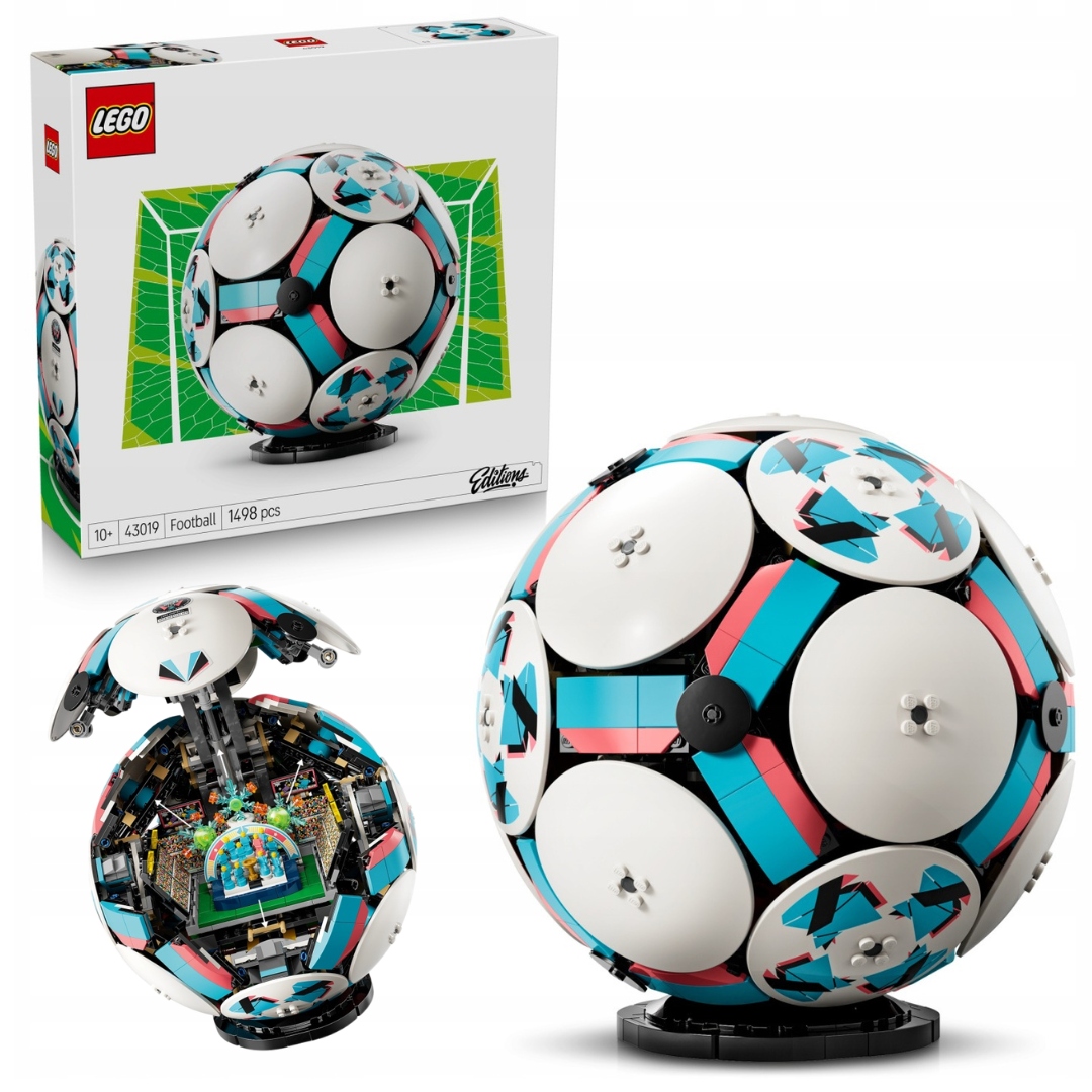 Lego Editions 43019 Fotbal 10+ Fotbalový míč Velký sběratelský model