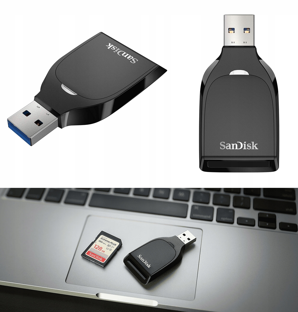 CZYTNIK KART SD SDHC SDXC USB 170/90 MB/S SANDISK Rodzaj uniwersalne