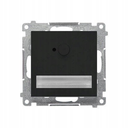 Simon 55 Schodové svietidlo Led s snímačom pohybu 1,2 W Neutrálne čierne Mat