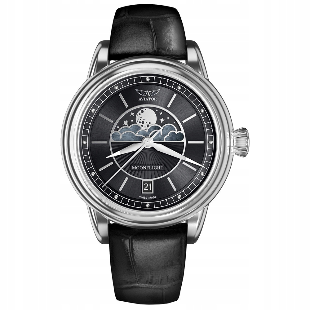 Dámské hodinky Aviator V.1.33.0.252.4 černé