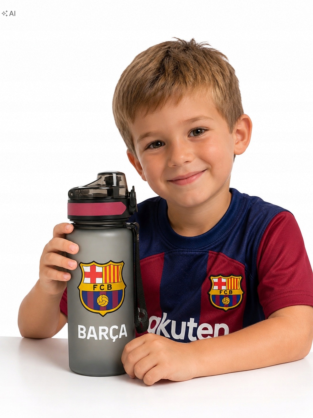 Fc Barcelona Bidon Duży 800 ml Laliga Barca Licencja